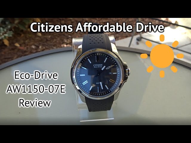 Pin Stripe Dialed Citizen Eco-Drive Review (AW1150-07E) - YouTube