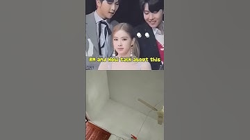 RM And Hobi First Noticed That Rosé Strips Were Broken#rose #shorts#bts#blackpink#rm #jhope