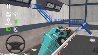 Powerful Front Loader Electric Truck Fallout 🚛♻️ Trash Truck Simulator Gameplay (Android, iOS) FHD