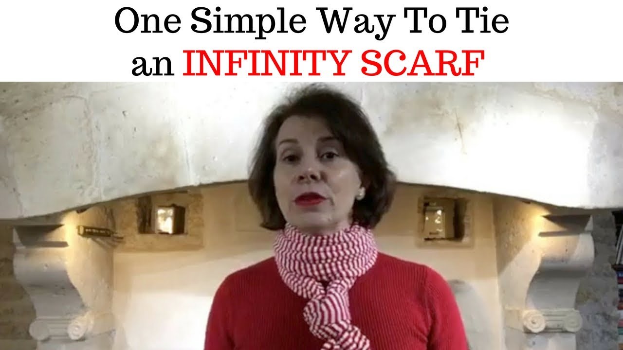  ONE SIMPLE WAY TO TIE AN INFINITY SCARF