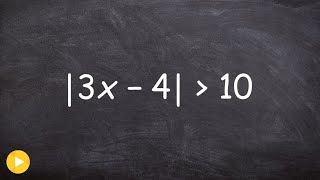 Solving and graphing a two step absolute value inequality Profile