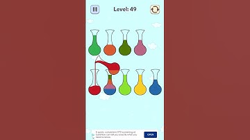 Water Puzzle Walkthrough Gameplay Level 49 Short