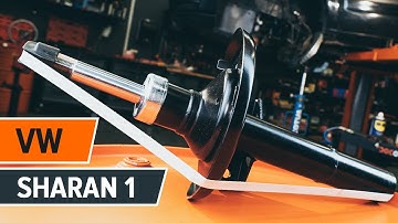 How to change a front shock strut on VW SHARAN 1 [TUTORIAL AUTODOC]