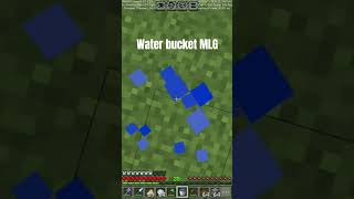 Water bucket MLG #minecraft #audio #gaming #shorts