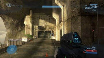 水025 Halo 3 Gameplay - Multi Flag CTF - Rats Nest (HD)
