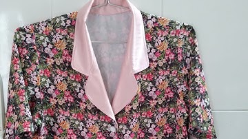 9/Võ Thị Rảnh/hướng dẫn Cắp rập áo cổ Danton, dạng đồ bộ tay ngắn.