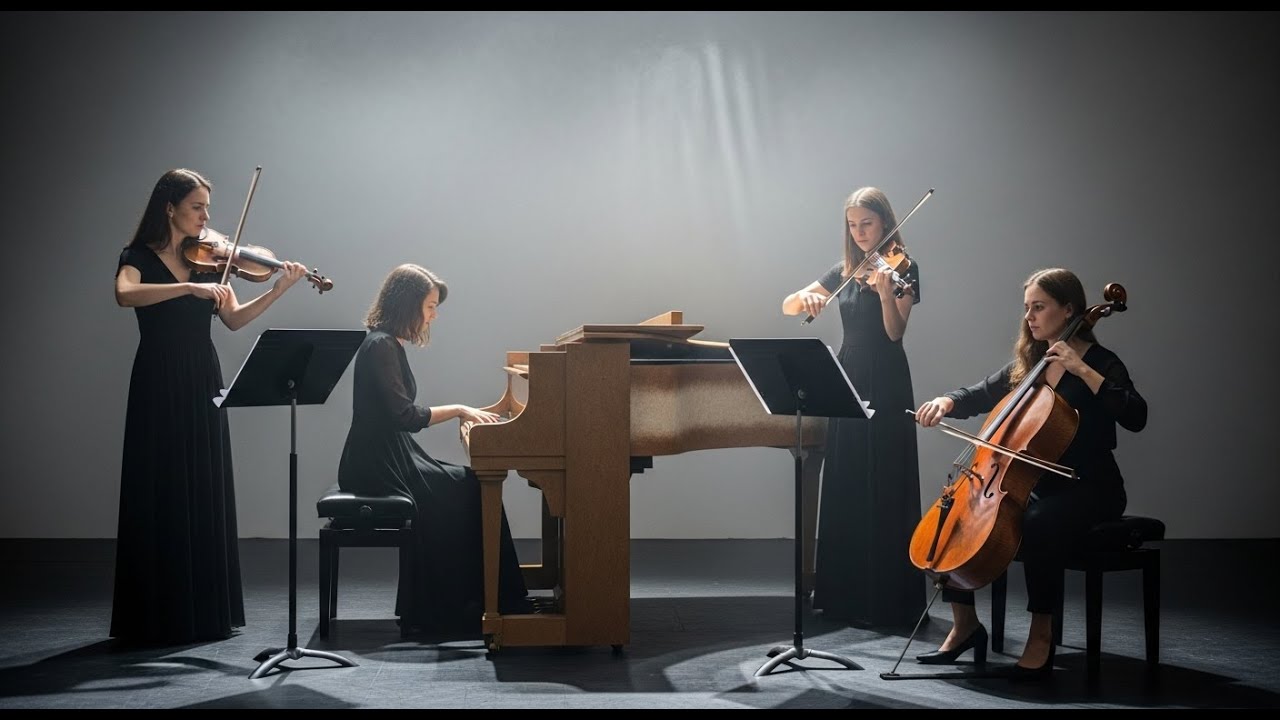 Дождь по стеклу: Фортепиано и струнные инструменты для мечтаний в глубоком умиротворении