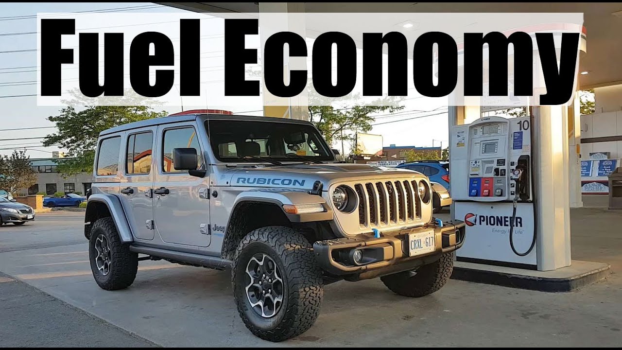 2023 Jeep Wrangler 4XE - Fuel Economy Review + Fill Up Costs - YouTube