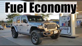 2022 Jeep Wrangler 4XE  Fuel Economy Review + Fill Up Costs