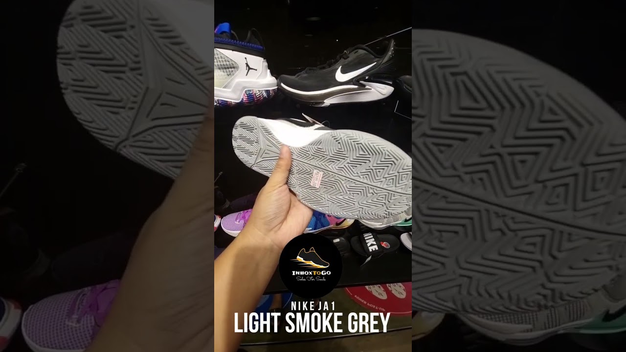 Nike JA 1 EP LIGHT SMOKE GREY 2023 ACTUAL LOOK #sneaker #nike 