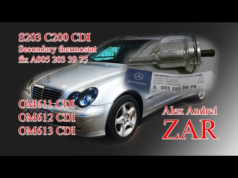 Secondary Thermostat fix A0052033975 Mercedes Benz CDI Engine 200CDI, 220 CDI, 270 CDI, 320 CDI