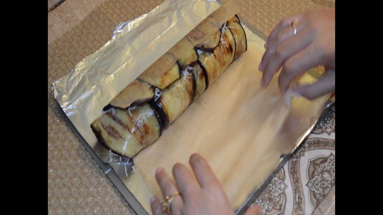 خلعيهم ڨاع بهذ الوصفة رولي الباذنجان محشي باللحم المفروم سهل و سريع التحضير من قناة لكِ