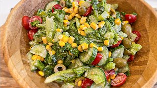 Delicious salad recipe that took the internet by storm! | A very tasty, easy and healthy salad!