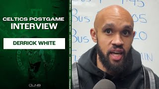 Derrick White Postgame Interview | Celtics Wizards
