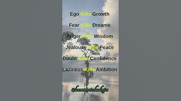 6 Silent Killers of Success | Must-Watch Motivational Video