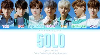 Ciipher (싸이퍼) • Solo (모태솔로) (Color Coded Lyrics)