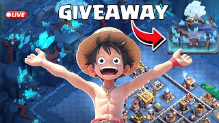 🔴10 Builder SceneryGiveaway?? 😁+Base Visit Clash Of Clans