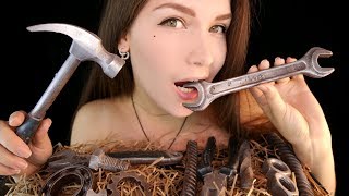 ASMR 🔧 TOOLS  Chocolate 🔨 (EATING SOUNDS) (No Talking)