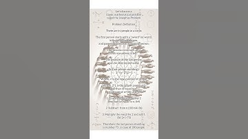 Josephus problem #mathematics