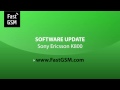 Sony Ericsson K800 Software Update Debranding 