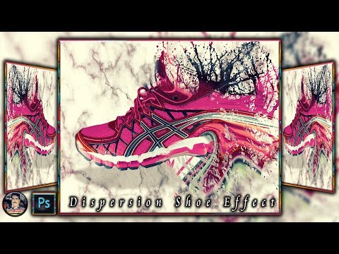 photoshop tutorial | Dispersion Shoe Effect |AHAD ALI