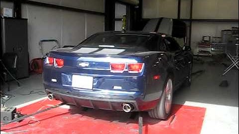 2010 Camaro SS Dyno run after muffler delete