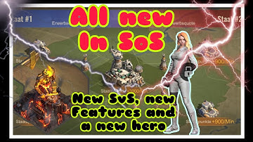 State of Survival: PTR Update: All new. new SvS, new Features, new hero. So much new stuff.