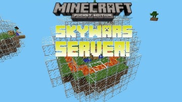 [0.8.1] Minecraft-Pocket Edition SkyWars Server!