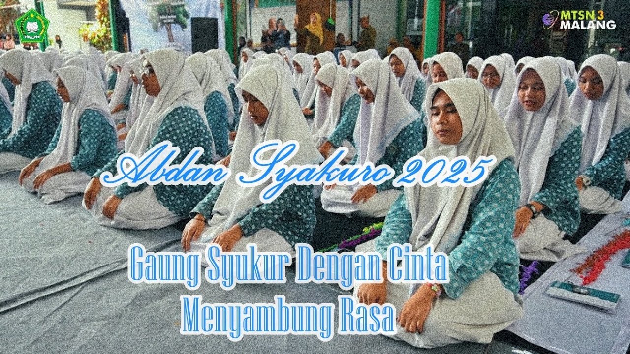 Abdan Syakuro 2025 With Gratitude | Kelulusan Bukan Sekadar Bahagia, Tapi Juga Berbagi Sesama