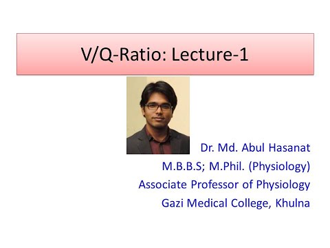 Ventilation (V) & Perfusion (Q) ratio (সম্পুর্ণ বাংলায়) by Dr. Hasanat