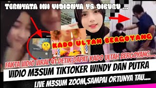 FAKTA SEBENAR:VIDIO M3SUM 41 DETIK TIKTOKERS WINDY DAN PUTRA,DAPAT KADO ULTAH BERGOYANG SAAT ZOOM