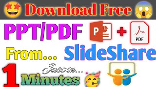 How To Download Slide Share Pptpdf In Mobile How To Download Pptpdf Files In Mobile