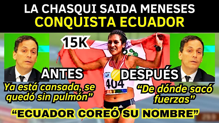 ¡Imparable! Saida Meneses ARRASA en los 15K de Ecuador y deja huella peruana