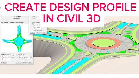 CREATE DESIGN PROFILE IN CIVIL 3D