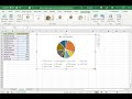 How to make a pie chart in Excel with percentages