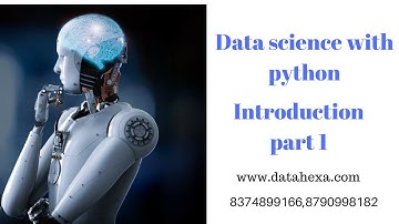 Data Science With Python Tutorial Introduction 1 || rritec trainings