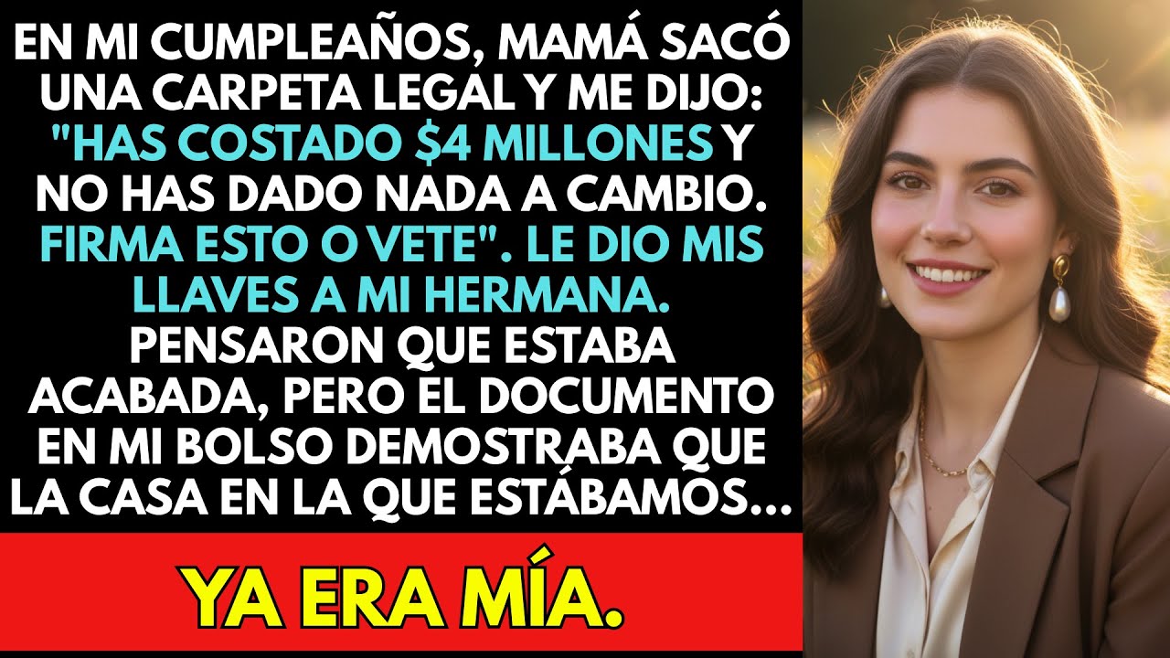 En La Cena Familiar, Mamá Me Entregó Una ‘Factura De Liquidación’ Por $4 Millones Y Me Desheredó...