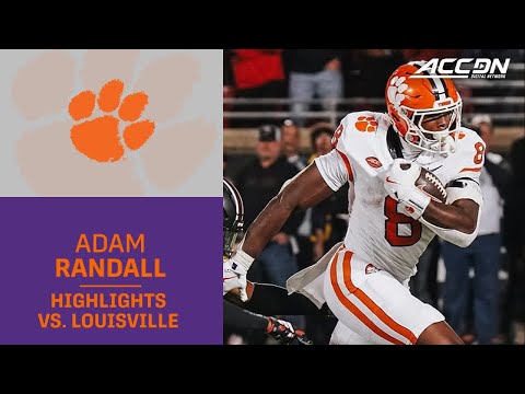 Clemson RB Adam Randall Highlights vs. Louisville