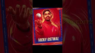 VICKY OSTWAL 🔥 #cricketleague #cricket #indiavssrilanka3rdodi #vicky #vickyostwal #ipl #cricketlover