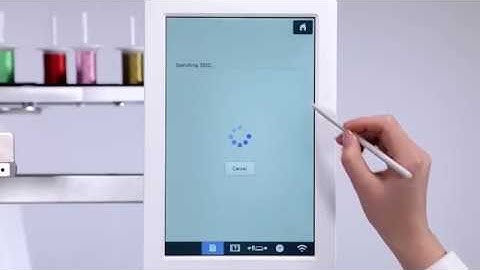[BrotherSupportSewing] Setting the Wireless Network / 無線LANを設定する