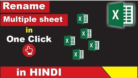 Insert and rename multiple sheets in one click.