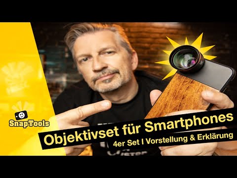 Video: Objektive Für Smartphones: Teleobjektive Für IPhone-Kameras, Sets, Objektive-Lupen, Objektive-Mikroskope Für Die Makrofotografie