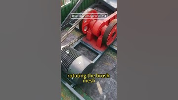 The cleaning method of plane reciprocating screen#manufactory #crusher #pulverizer