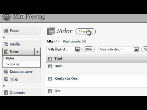 Video: Hur Man Skapar En E-sida