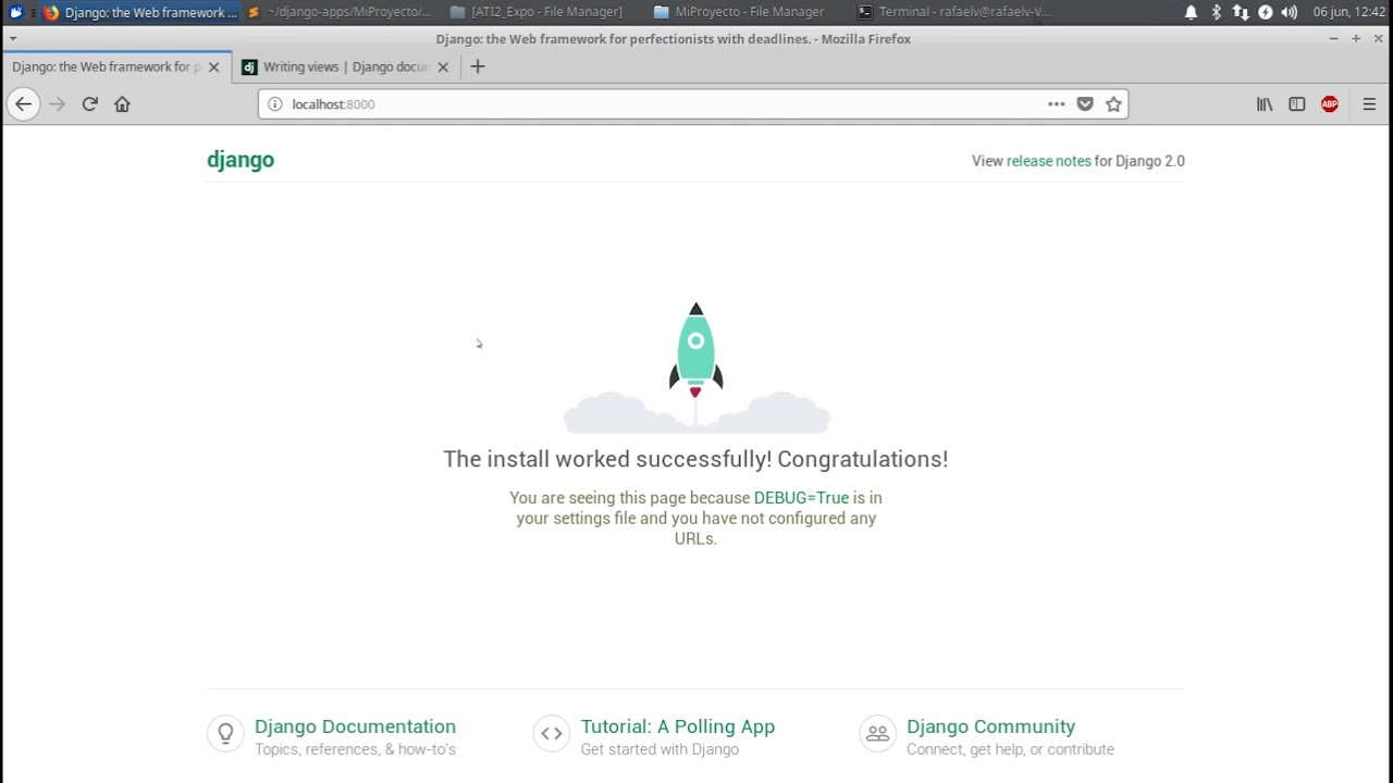Tutorial 1 Django - Introduccion /Create a Hello World /Crear un Hola ...