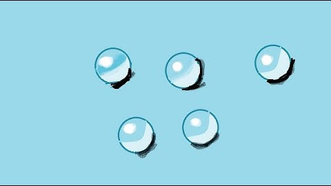 How to draw Realistic water drops in MS Paint | 3D art | Easy way