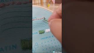 Back Stitch Embroidery Tutorial for Beginners | Easy Hand Stitching Technique#BackStitch #Embroidery