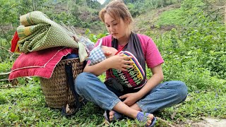 Harvesting peanuts to sell and bad guys destroying his house, Duyen moved to a new place