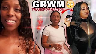 GRWM hair makeup and outfit date night | Get Ready with Me Transformation on SINGLE MOM of 4
