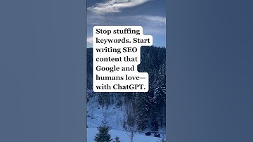 Stop stuffing keywords. Start writing SEO content that Google and humans love—with ChatGPT.